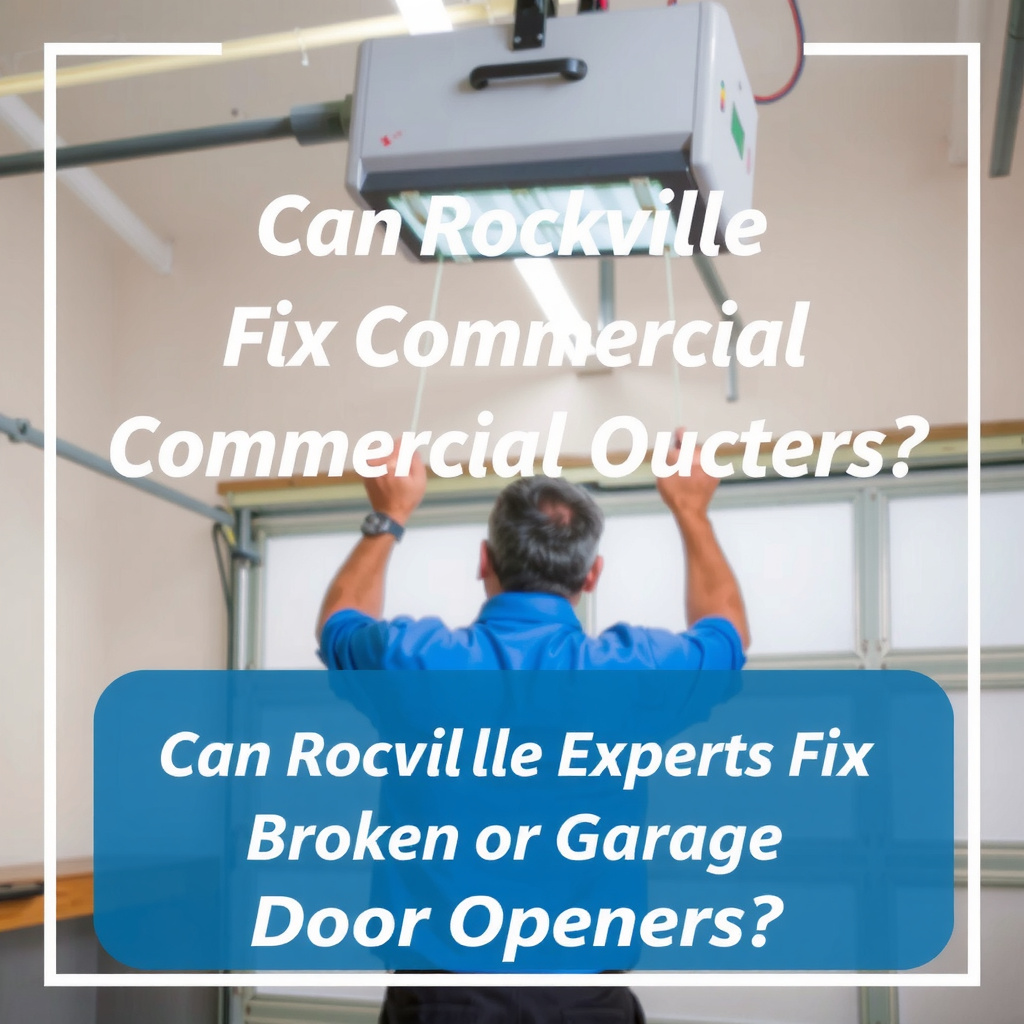 Can Rockville Experts Fix Broken Commercial Garage Door Openers? - image 2