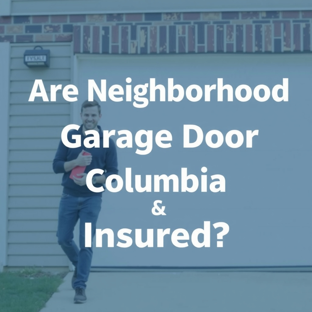 Are Neighborhood Garage Door Columbia Techs Licensed & Insured? - image 2