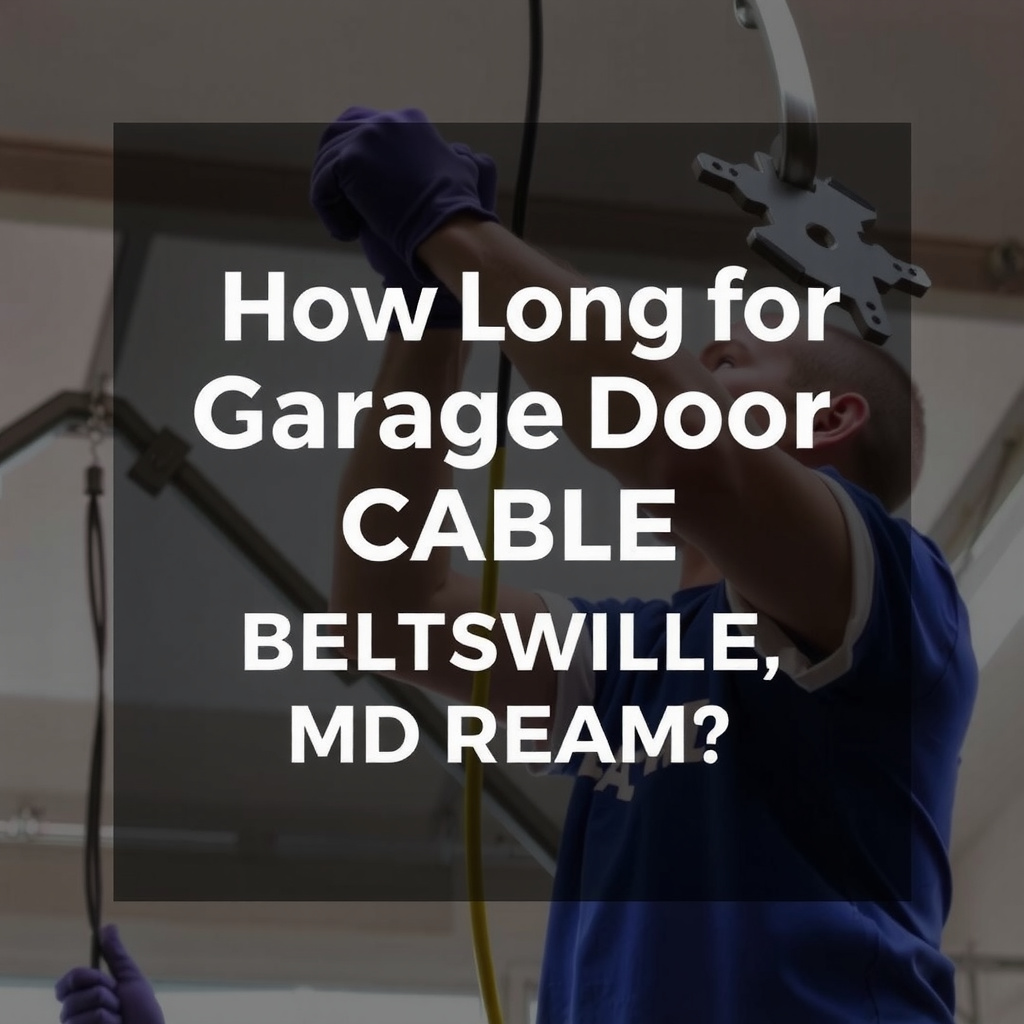 How Long for Garage Door Cable Repair in Beltsville MD? - image 2
